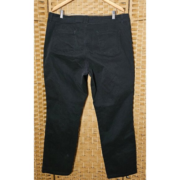 Lee Classic Fit Black Jeans Plus Size 18 - Picture 2 of 5